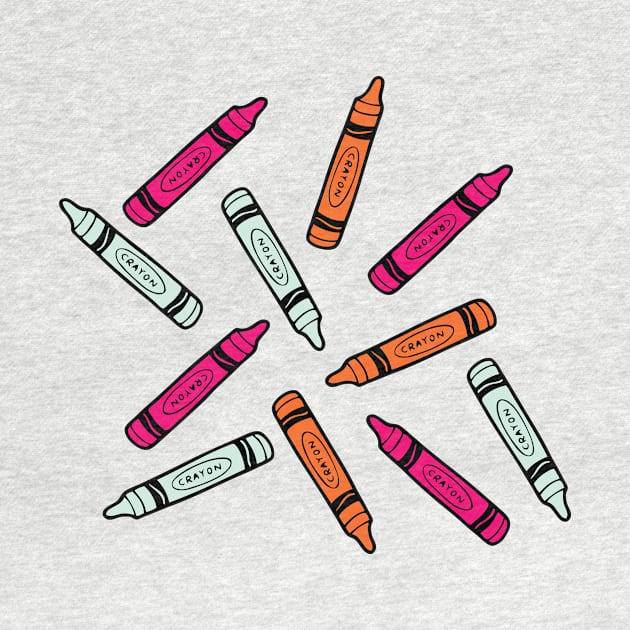 Crayons Pattern by evannave